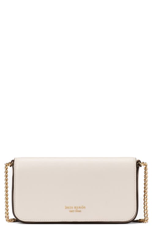 Kate Spade New York devin leather chain strap crossbody bag in Timeless Taupe Multi at Nordstrom