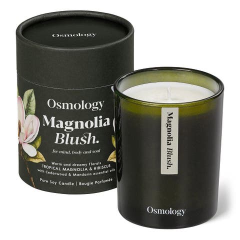 Magnolia Blush Scented Candle - Magnolia, Hibiscus, Cedarwood and Mandarin