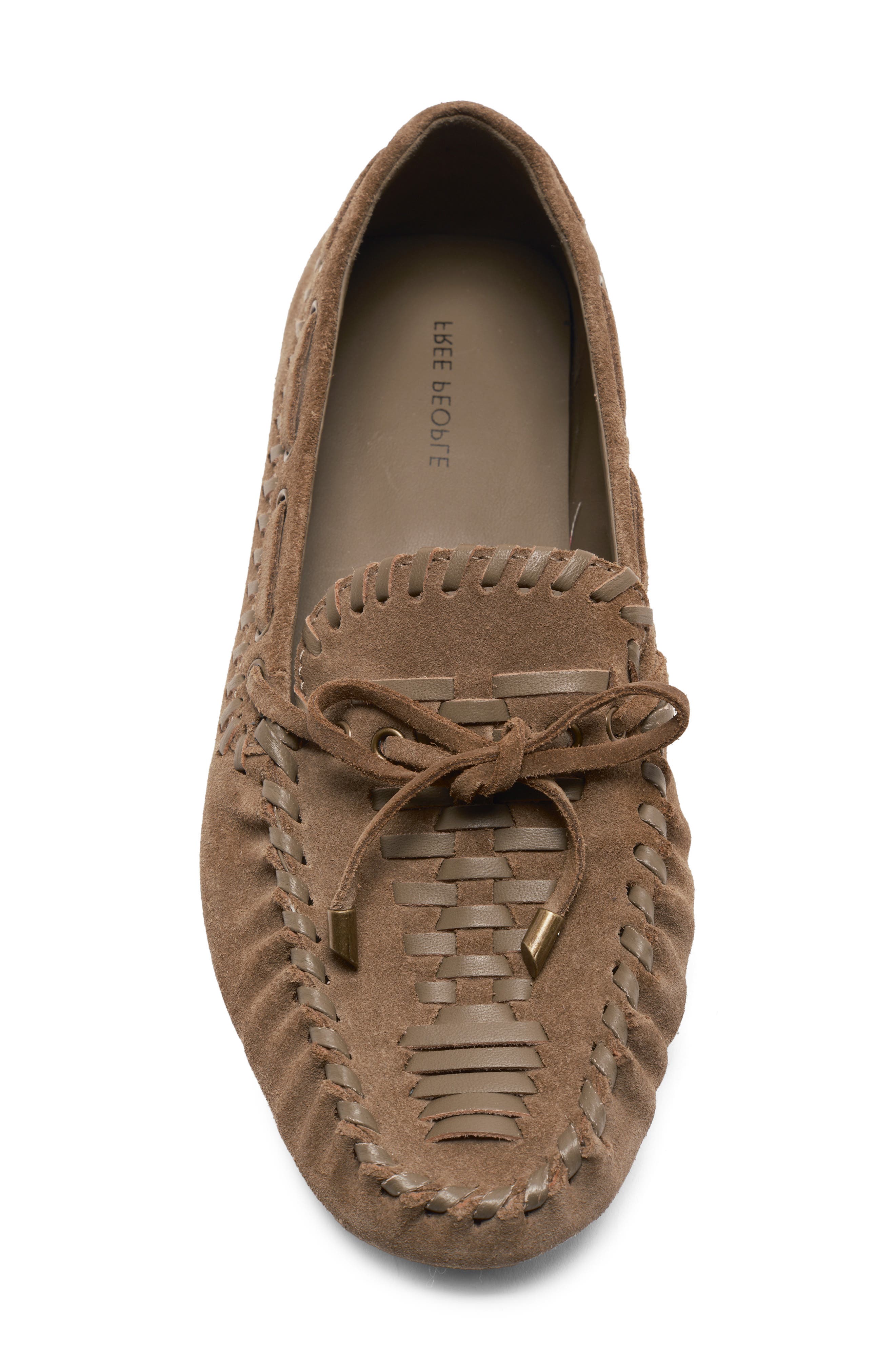 Misty Driving Loafer, Alternate, color, OLIVE SUEDE