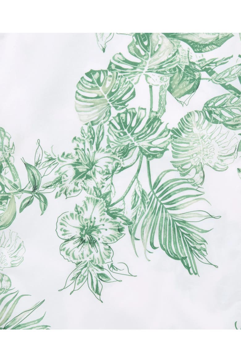 Flora Cotton Tie Skirt, Alternate, color, Tropical Green Floral
