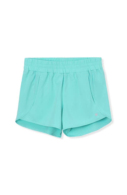 LANDS' END LANDS' END GIRLS PLUS STRETCH WOVEN ACTIVE SHORTS