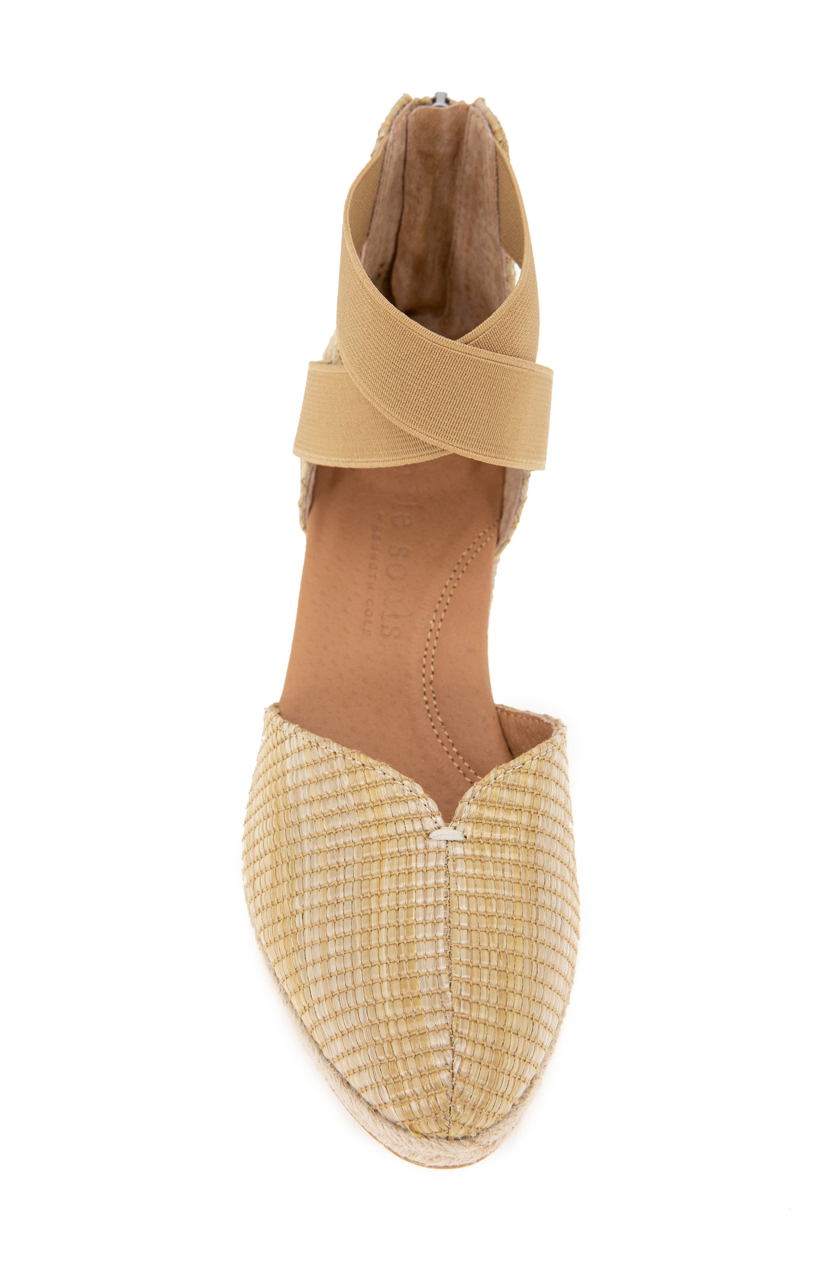 Gentle Souls Orya Espadrille Wedge Sandal, Alternate, color, Natural Raffia