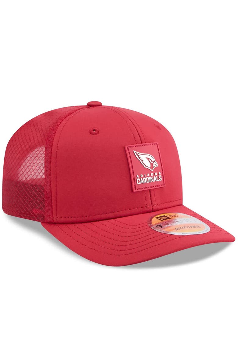 Men's New Era Cardinal Arizona Cardinals 2025 Sideline  9SEVENTY Trucker Adjustable Hat, Alternate, color, Cardinal