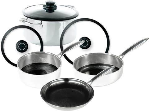 Black Cube Hybrid Quick Release 7 Piece Cookware Set