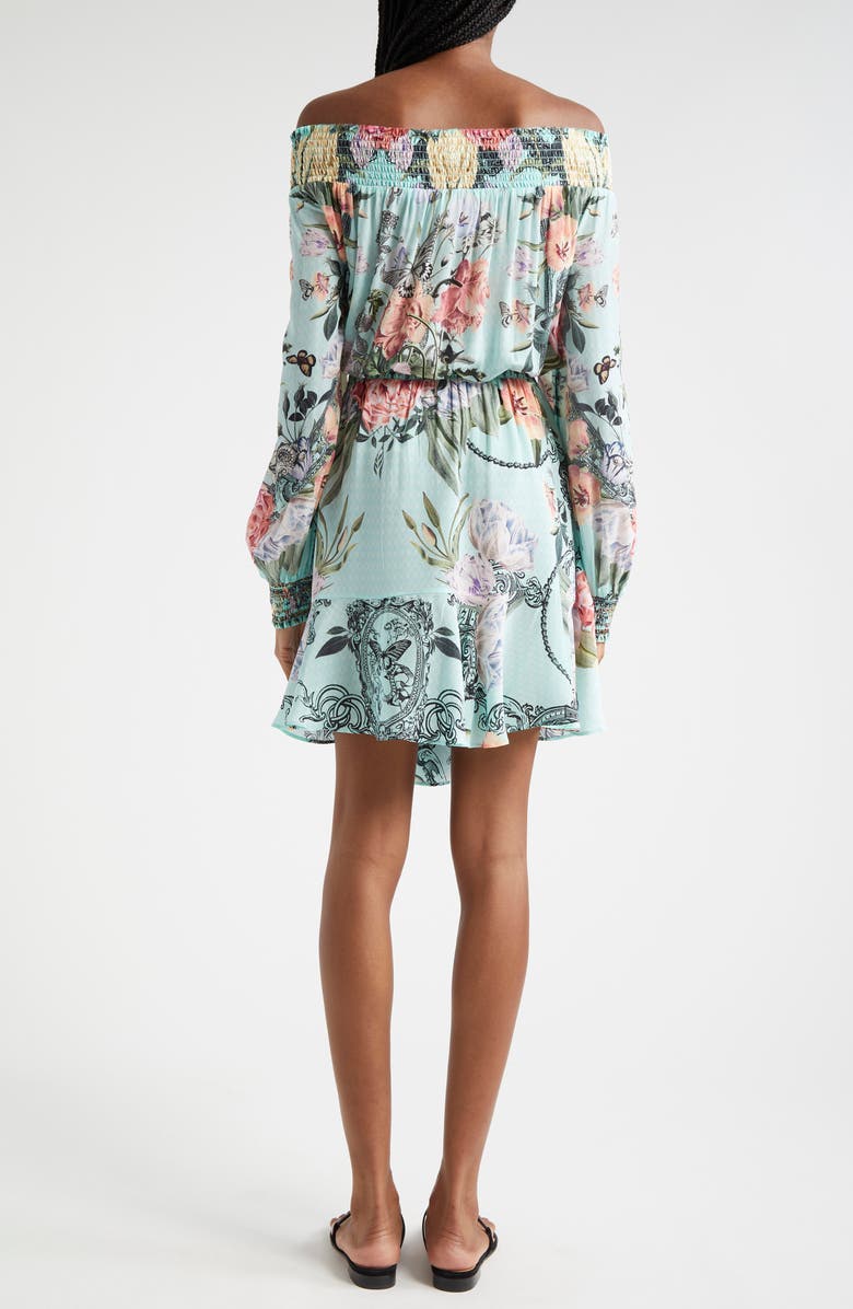 Camilla Petal Promise Land Off the Shoulder Long Sleeve Dress, Alternate, color, 