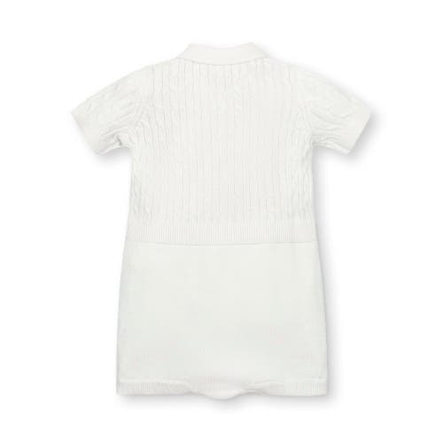 HOPE & HENRY HOPE & HENRY BABY 4 PIECE SHORTIE CABLE KNIT ROMPER GIFT SET WITH BOX, INFANT 
