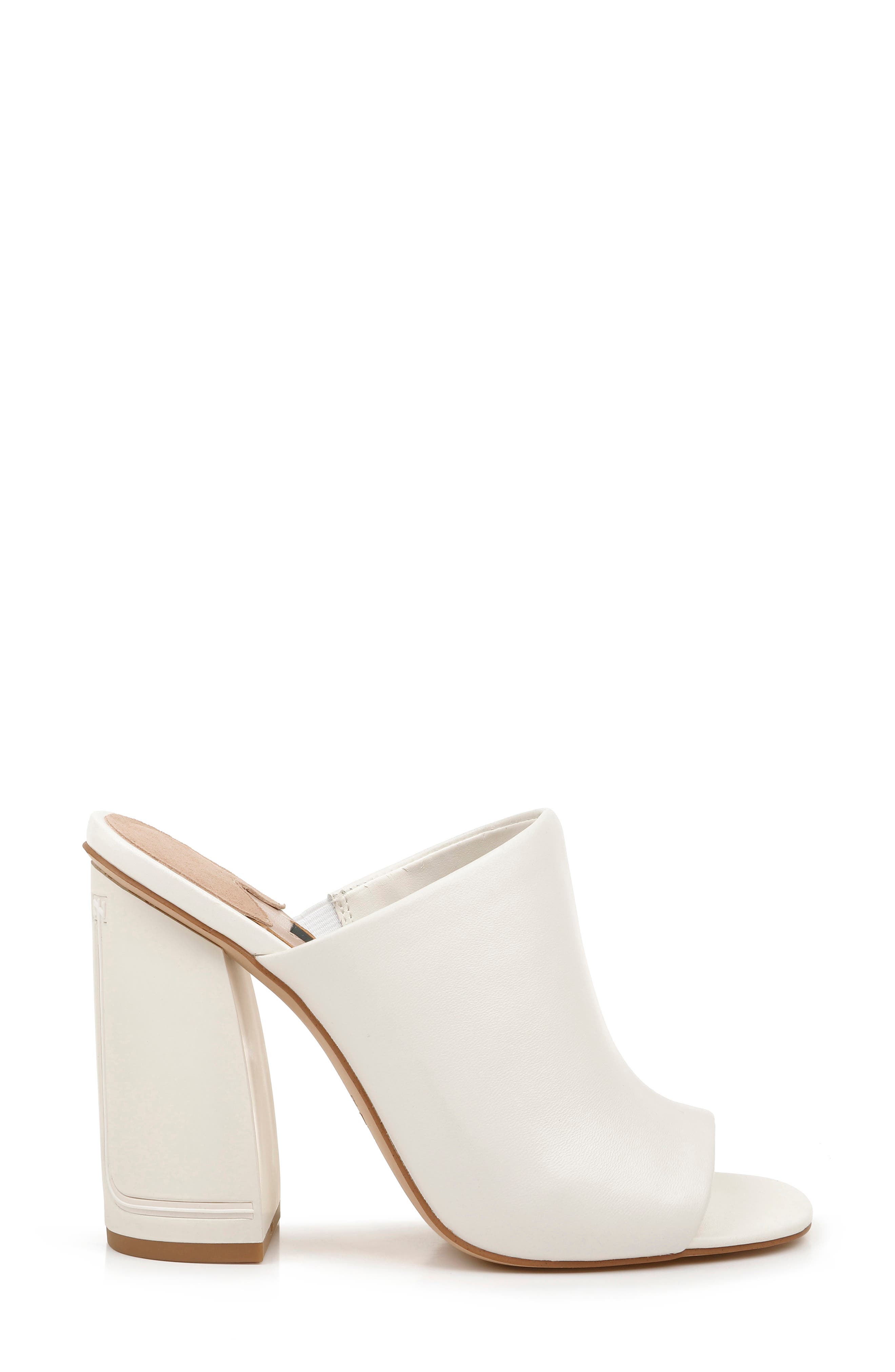 Vivica Block Heel Sandal, Alternate, color, CREAM NAPPA LEATHER