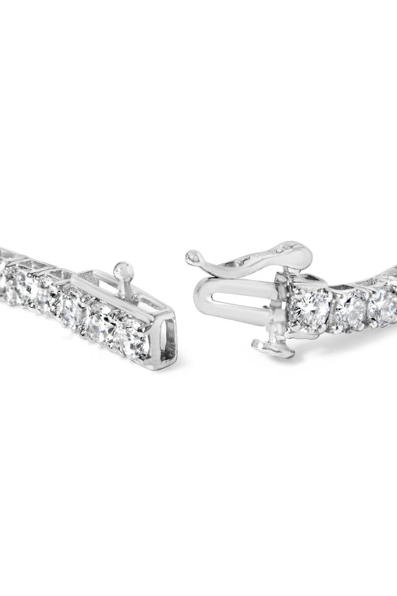 10K White Gold 5.00 Cttw Natural Diamond Tennis Bracelet, Alternate, color, White Gold