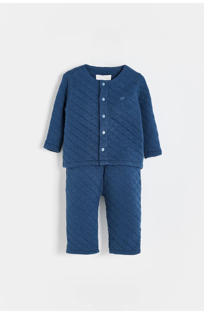 Babycottons Mat 0 Cardigan and Pants set for Infant, Main, color, Pastel-Blue