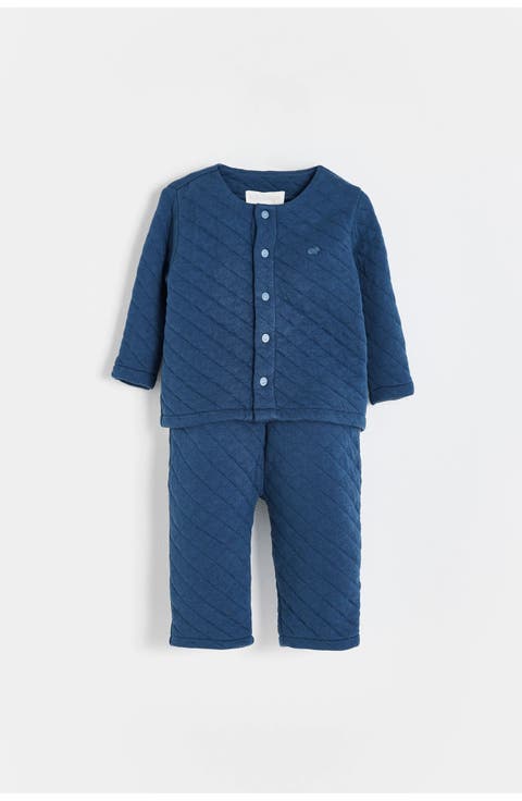 Mat 0 Cardigan and Pants set  for Infant