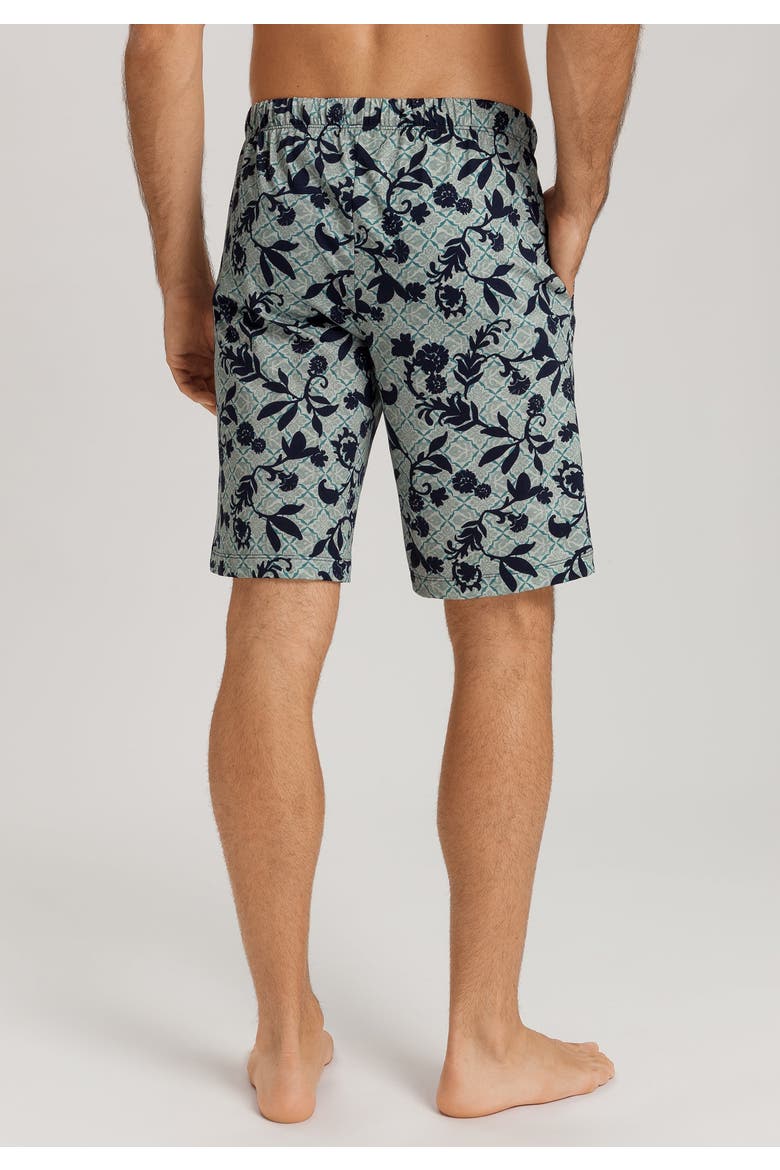 Night And Day Drawstring Cotton Shorts, Alternate, color, Moonshine Tiles
