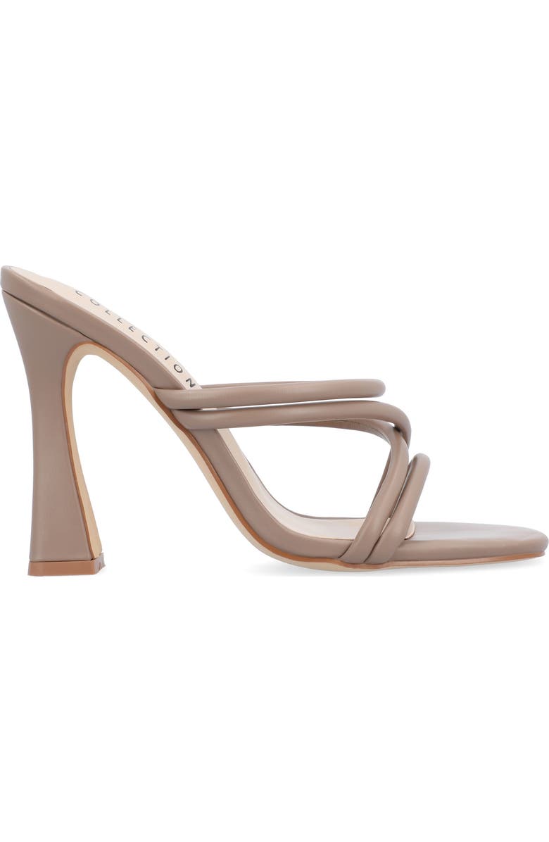 Journee Collection Louisse Sandal, Alternate, color, Taupe