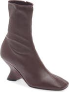 Dries Van Noten Dented Wedge Bootie
