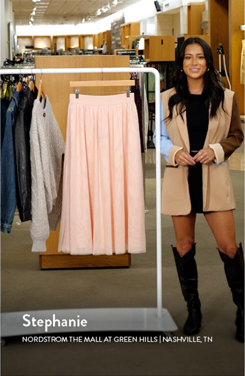 Tulle Maxi Skirt, sales video thumbnail