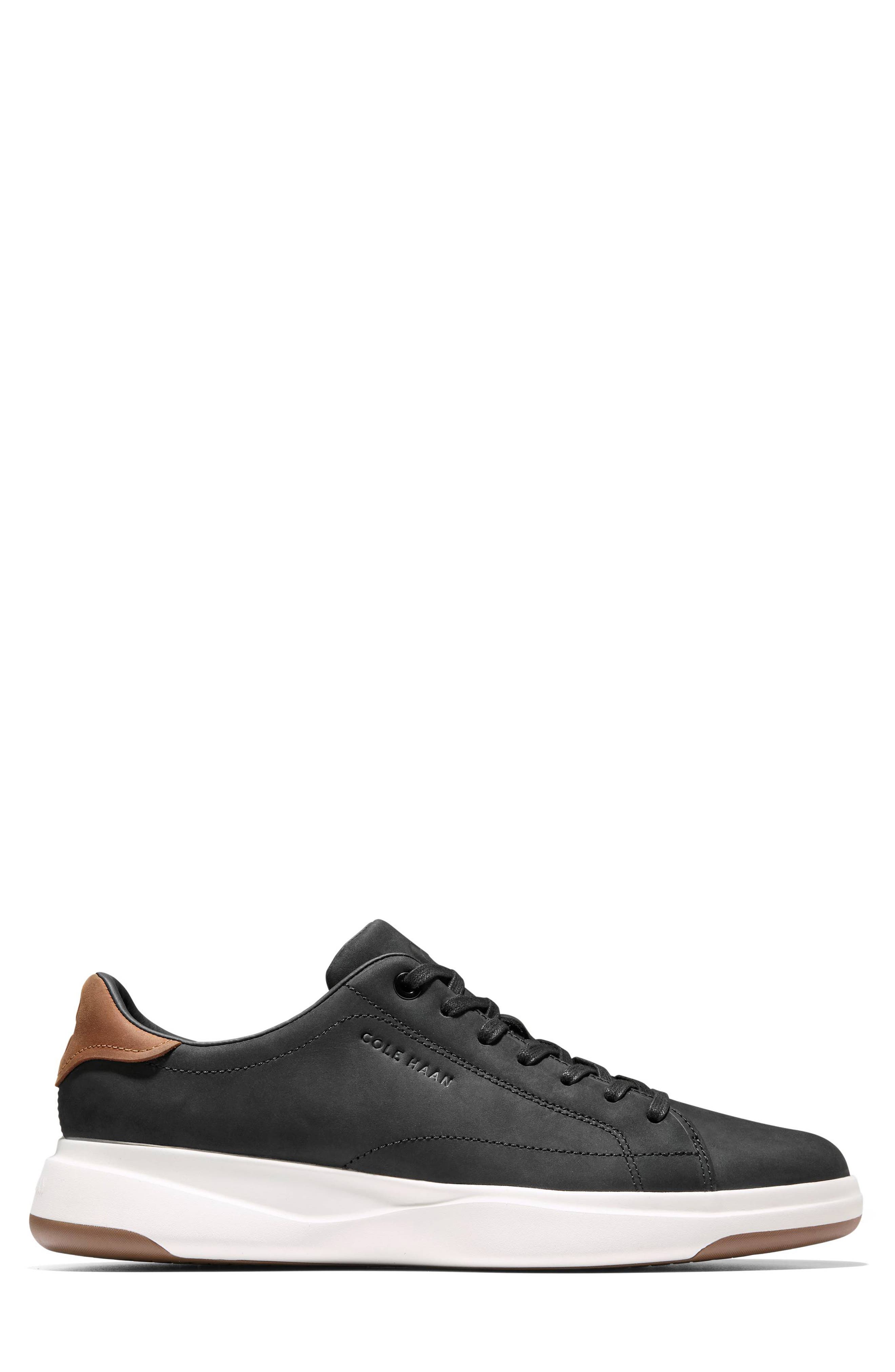 Grandpro Tennis 2.0 Sneaker, Alternate, color, BLACK NUBUCK/ BRITISH TAN