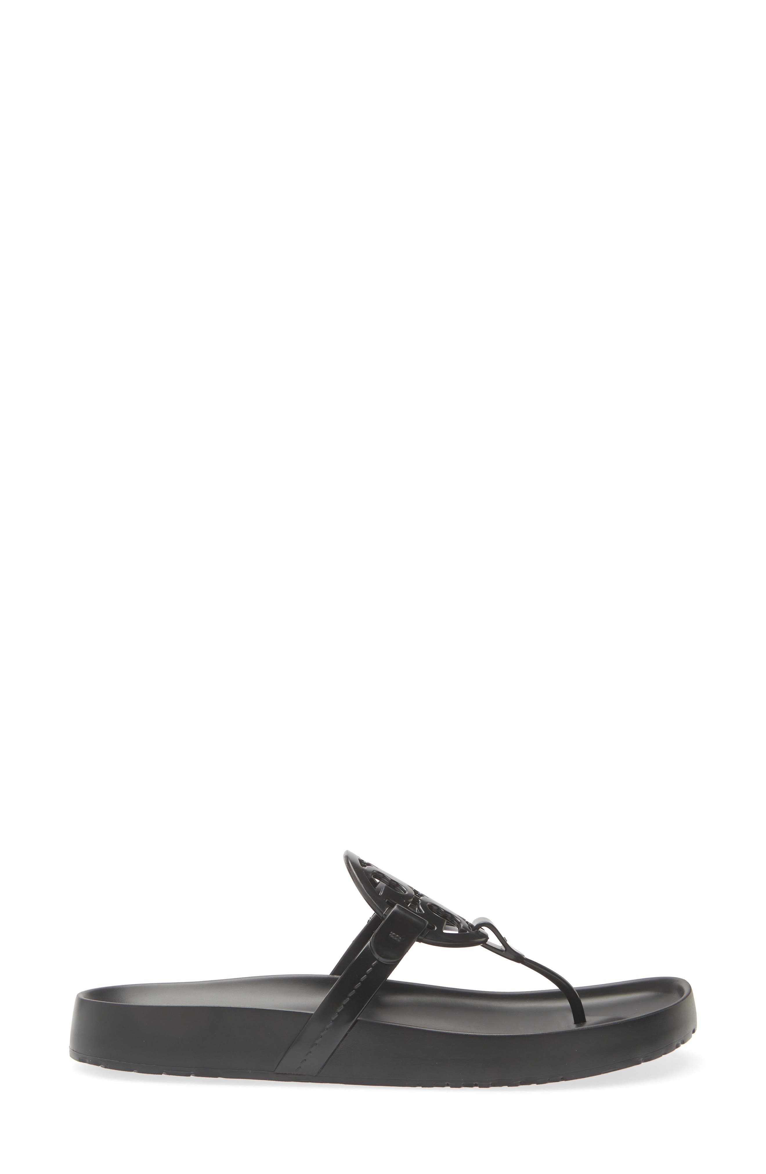 Tory Burch Miller Cloud Lite Flip Flop, Alternate, color, Perfect Black