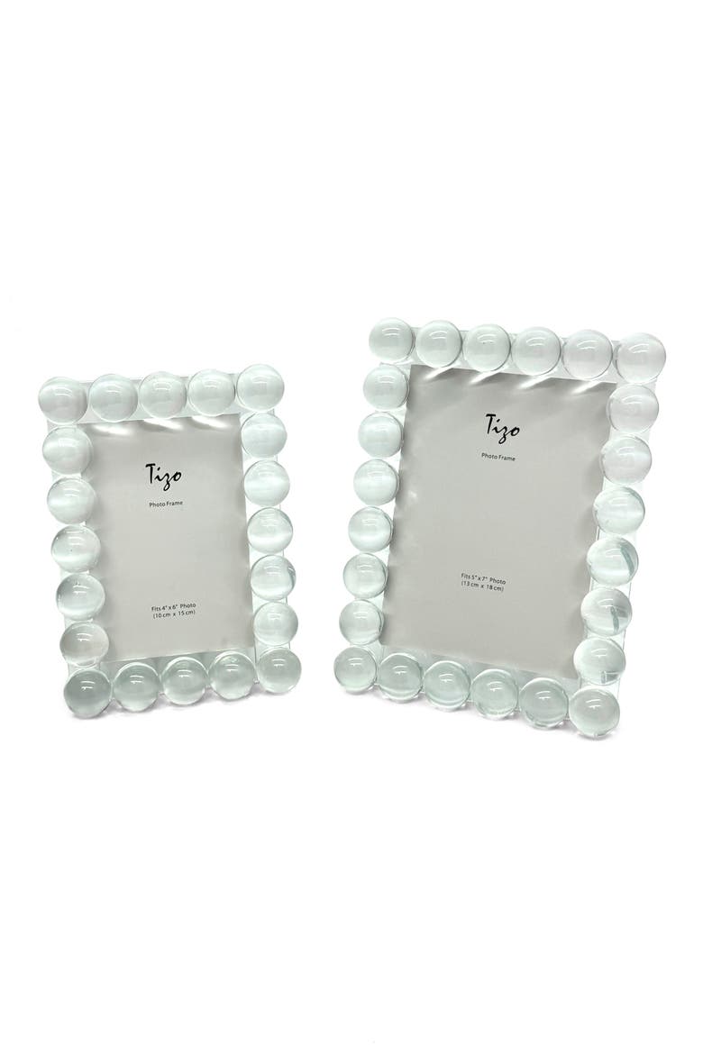 Bubble Convertible Easel 4" x 6" Picture Frame, Alternate, color, CLEAR