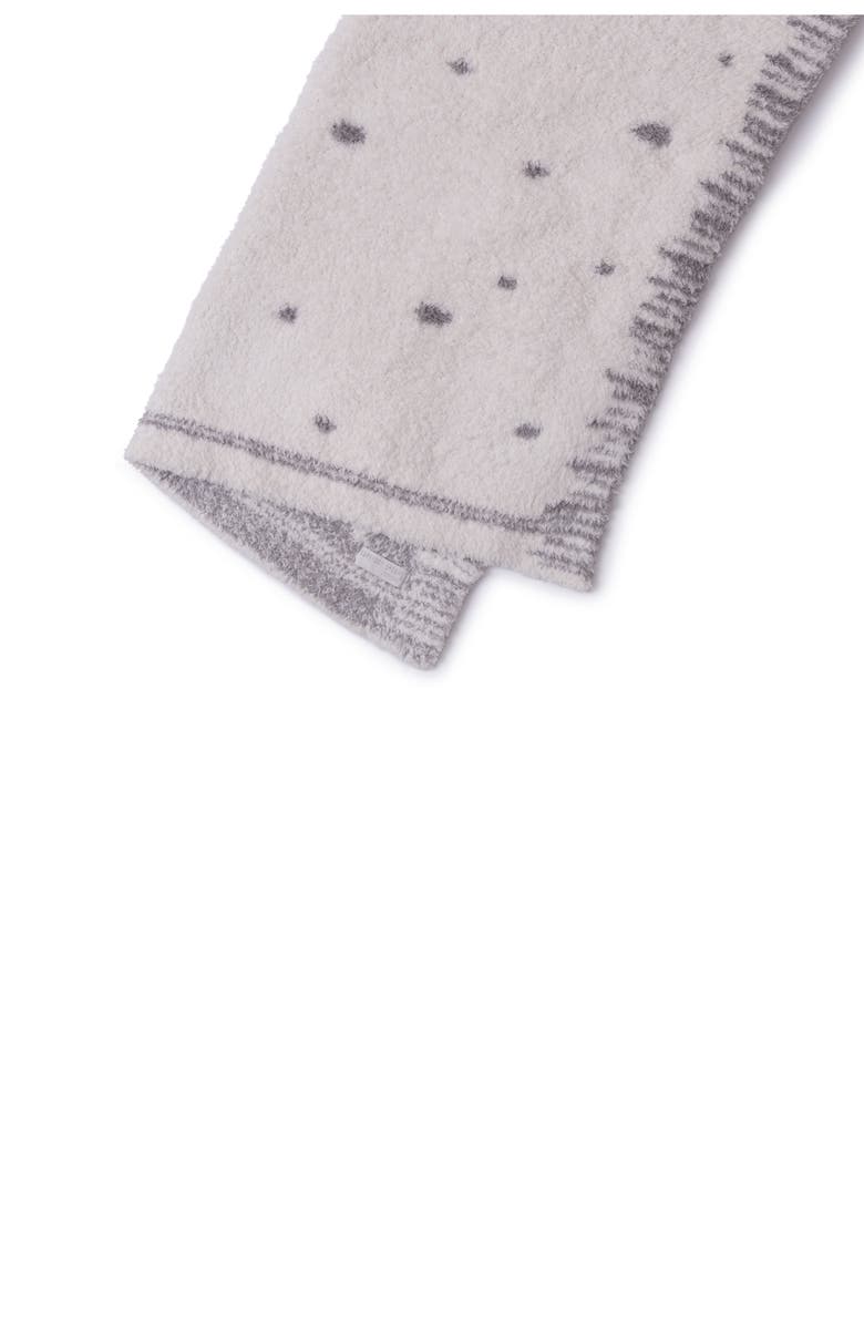 Barefoot Dreams<sup>®</sup> CozyChic<sup>®</sup> Dot Stroller Blanket, Alternate, color, Cream-Pewter