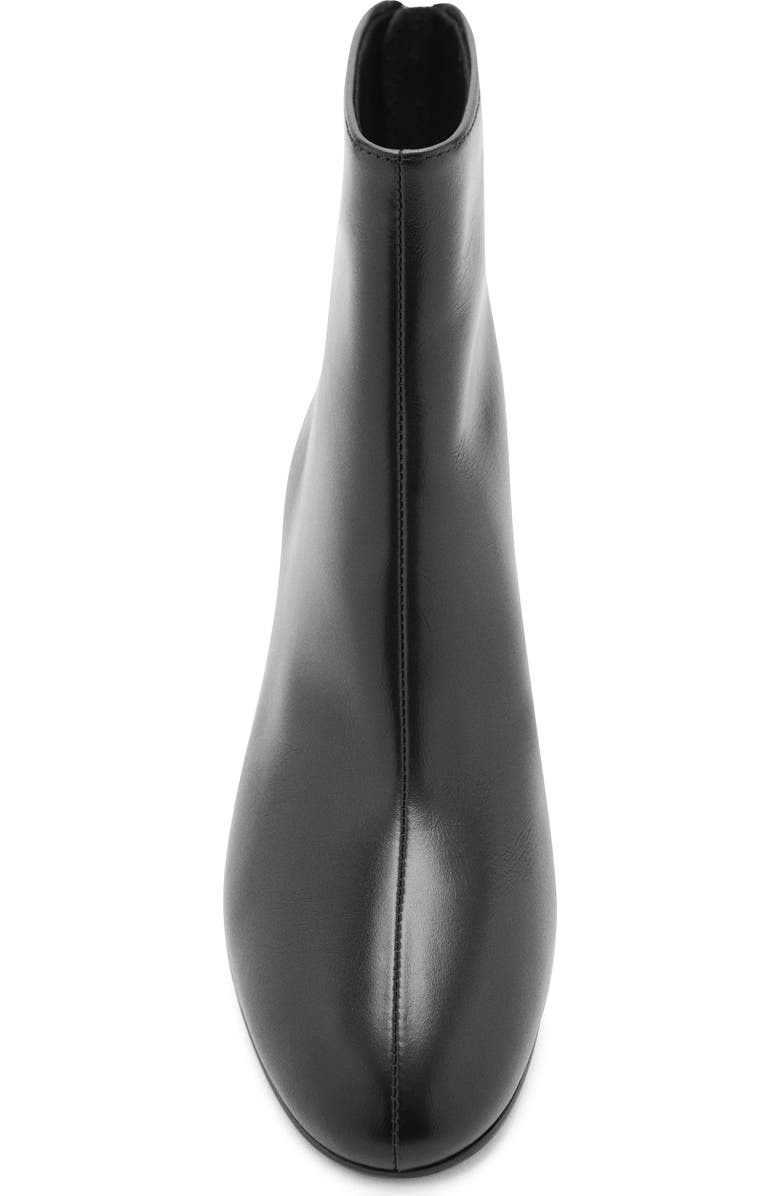 MANGO Claro Ankle Boot, Alternate, color, Black