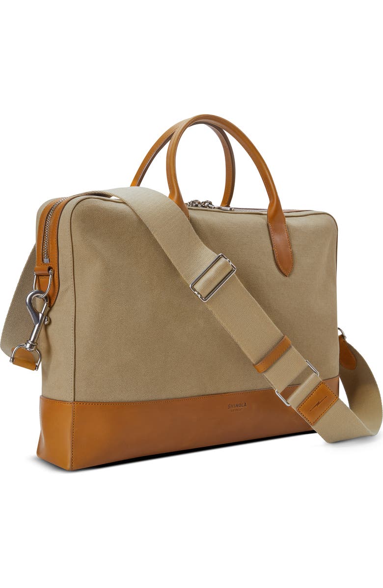 Shinola Canfield Canvas Weekday Briefcase, Alternate, color,