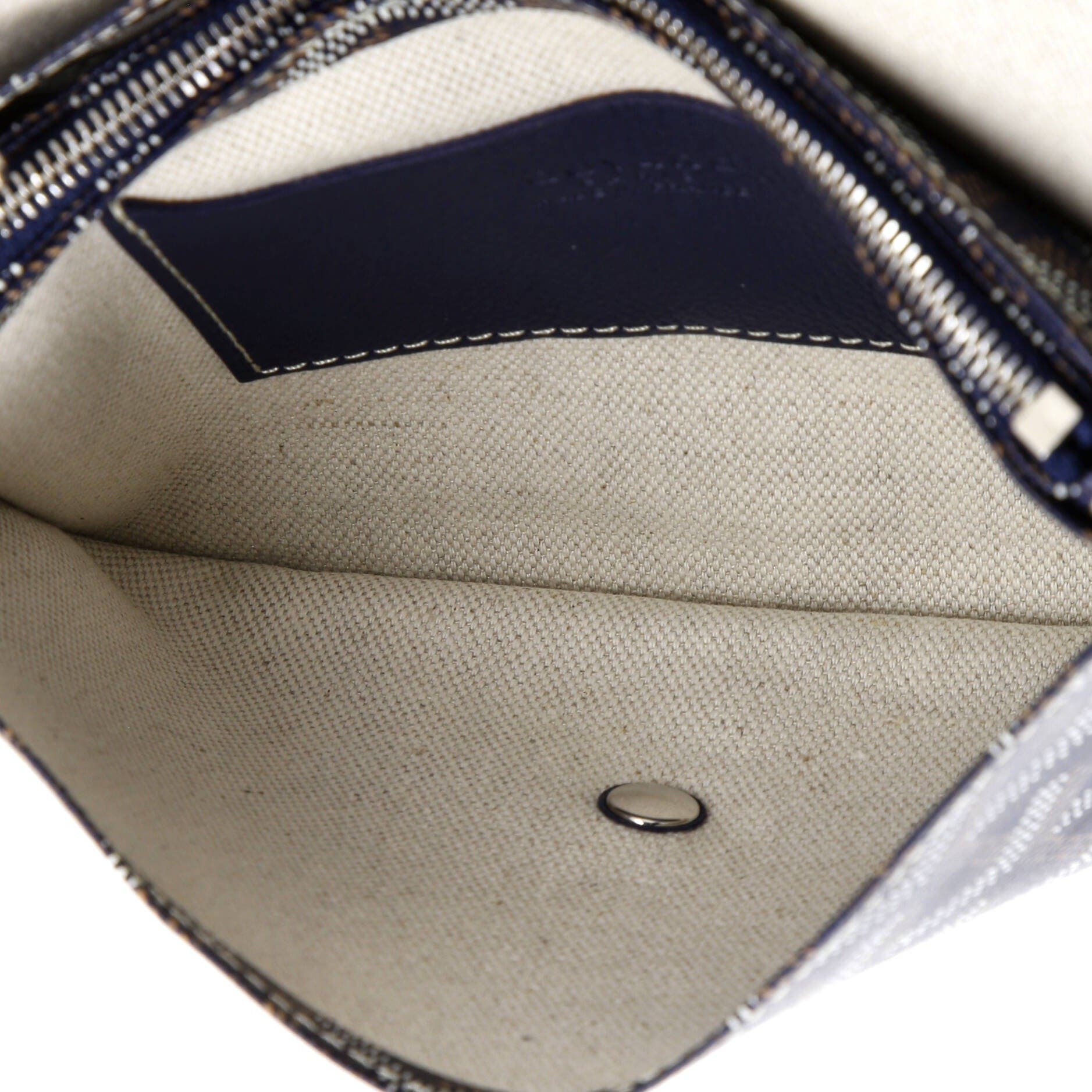 Pre-Owned Goyard Plumet Clutch Wallet Coated Canvas, Alternate, color, 