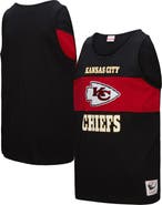 Mitchell & Ness Men's Mitchell & Ness Black Kansas City Chiefs Retro Colorblock Tank Top