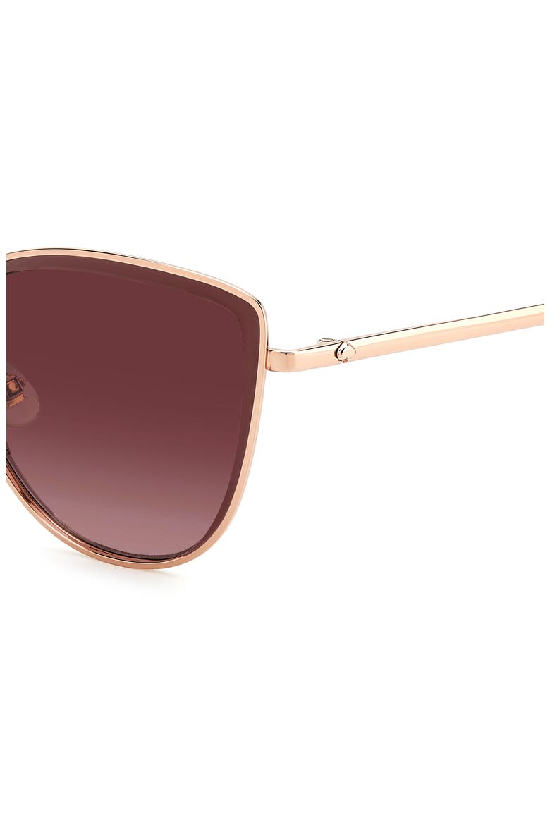 staci 56mm gradient cat eye sunglasses, Alternate, color, 0AU2-3X