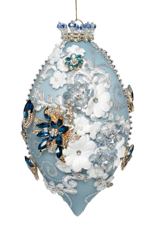 Kings Jewel Finial Ornament, Blue