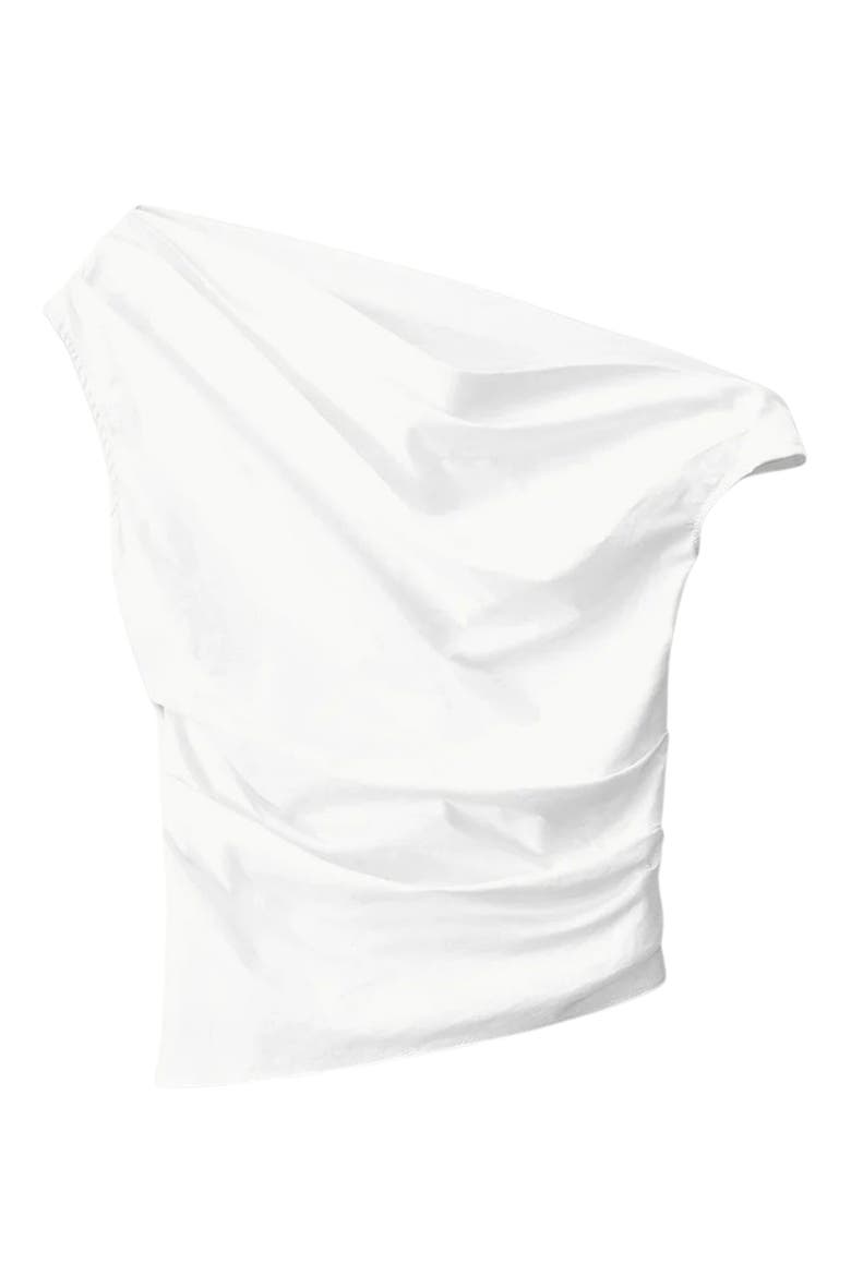 Phare One-Shoulder Top, Alternate, color, WHITE