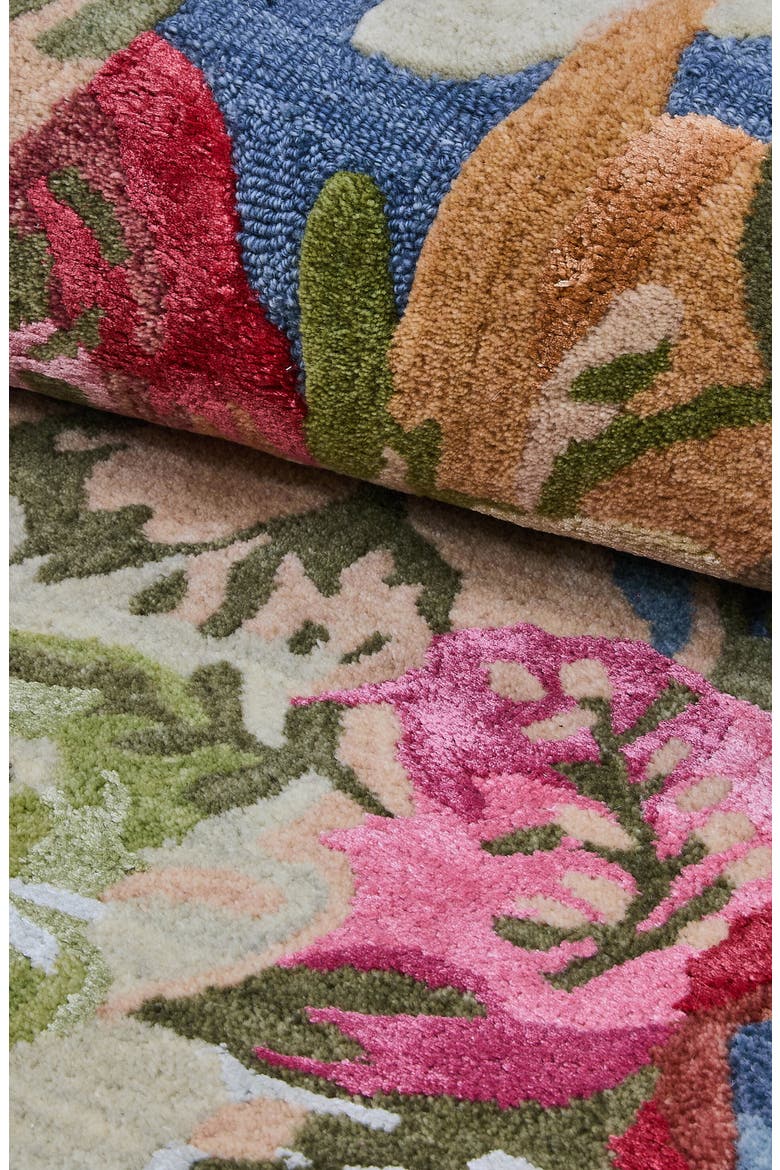 Sea Garden Floral Rug, Alternate, color, PINK MULTI