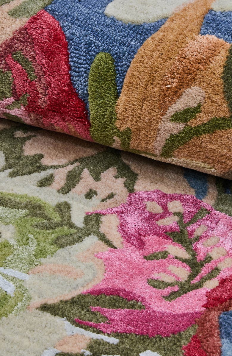 MACKENZIE CHILDS Sea Garden Floral Rug, Alternate, color, Pink Multi