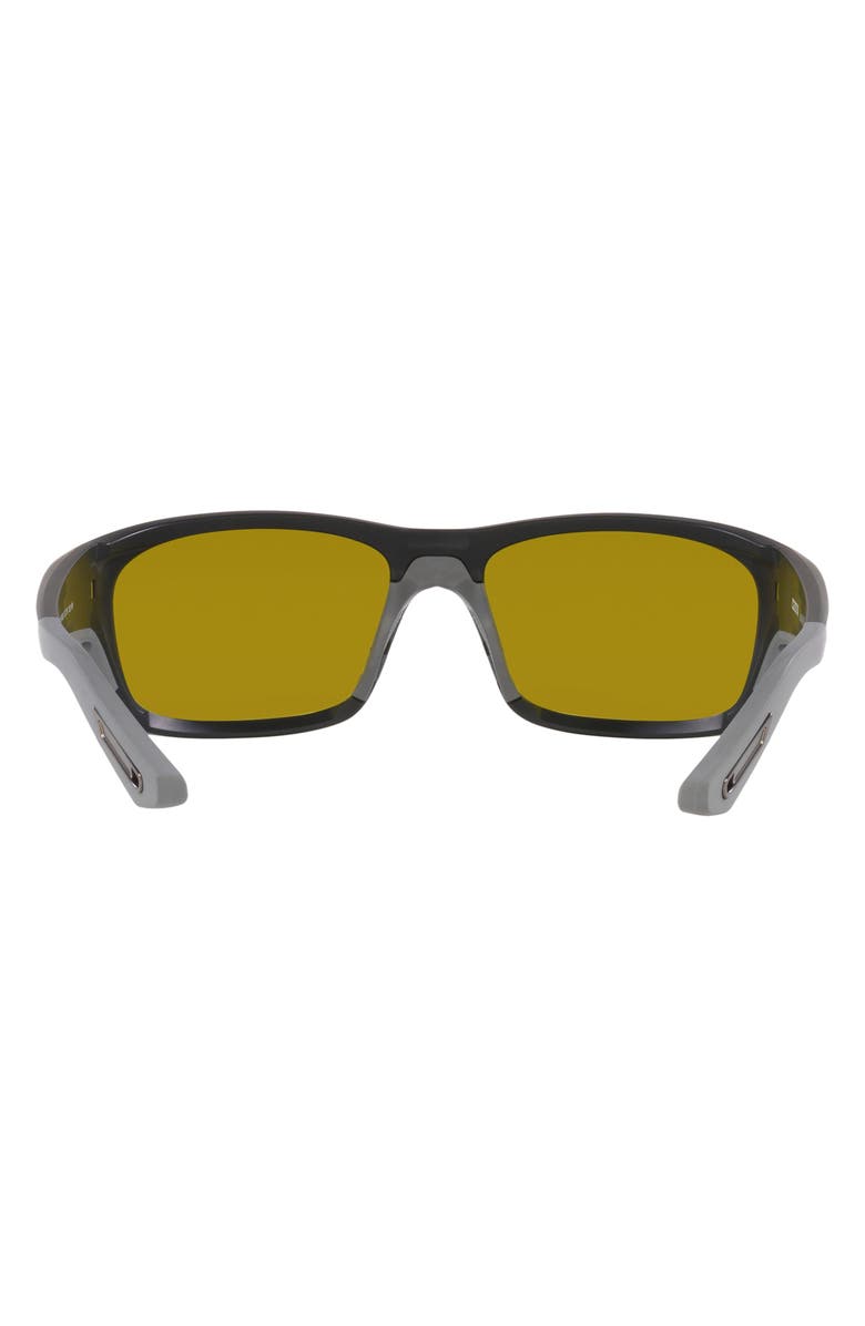 Costa Del Mar Jose Pro 62mm Polarized Rectangular Sunglasses, Alternate, color, Matte Black