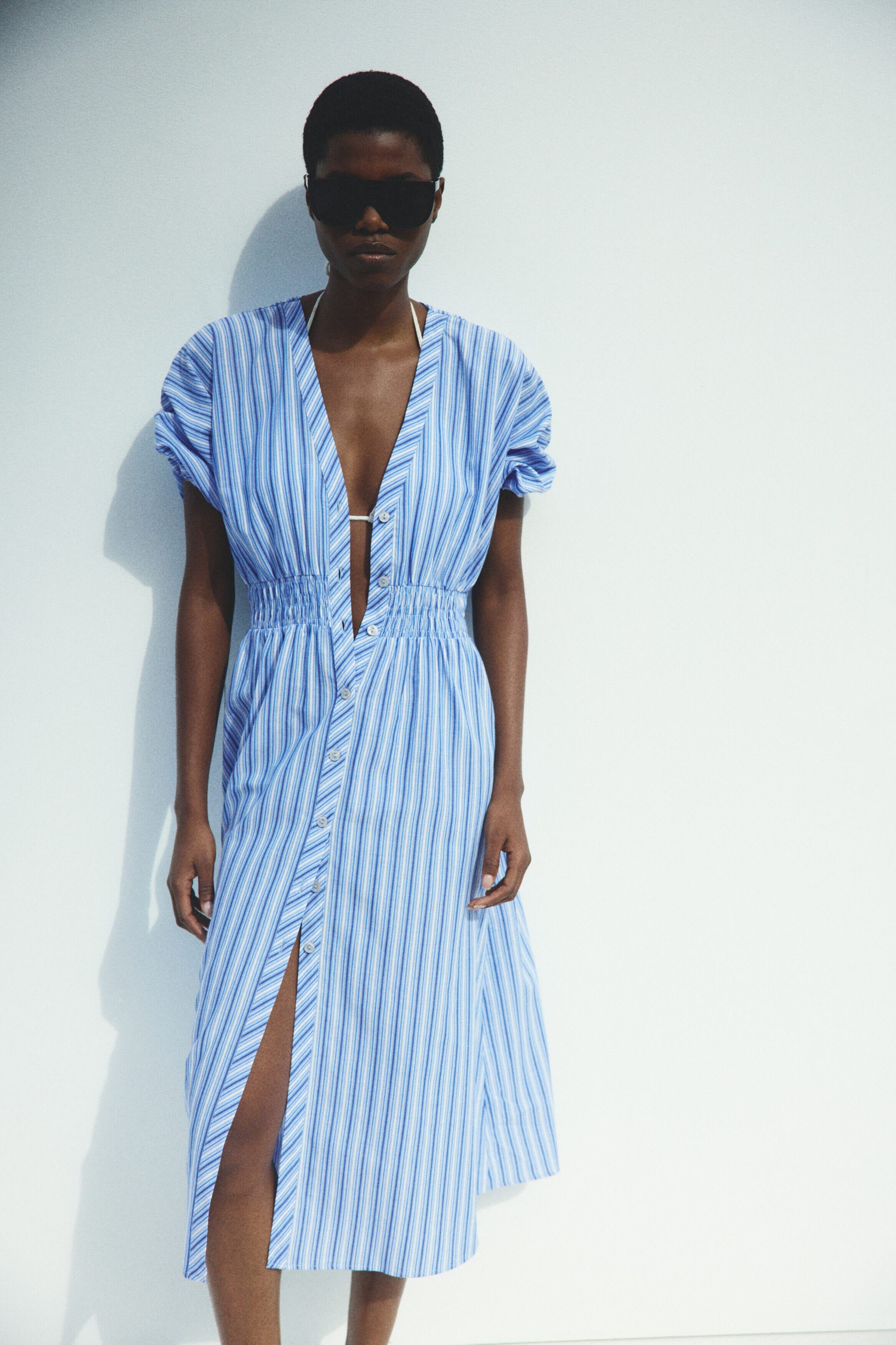 selected Blue/striped