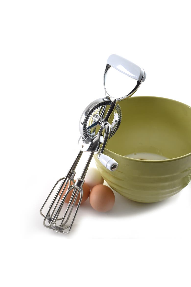 Egg Beater Classic Hand Crank Style, 12-Inch Stainless Steel Mixer, Alternate, color, Silver
