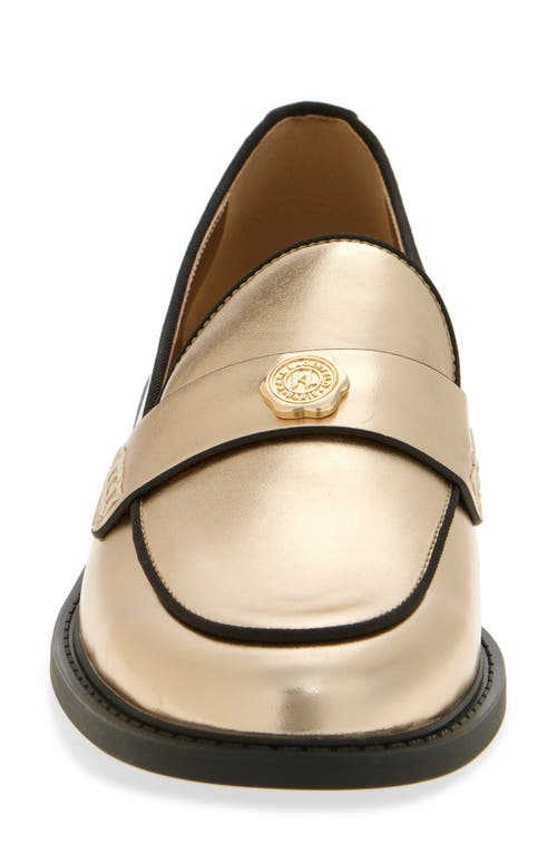 Karl Lagerfeld Paris Rylin Loafer In Gold