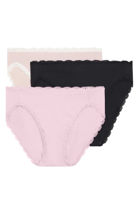 Inspired Eyelet Trim High Cut Briefs