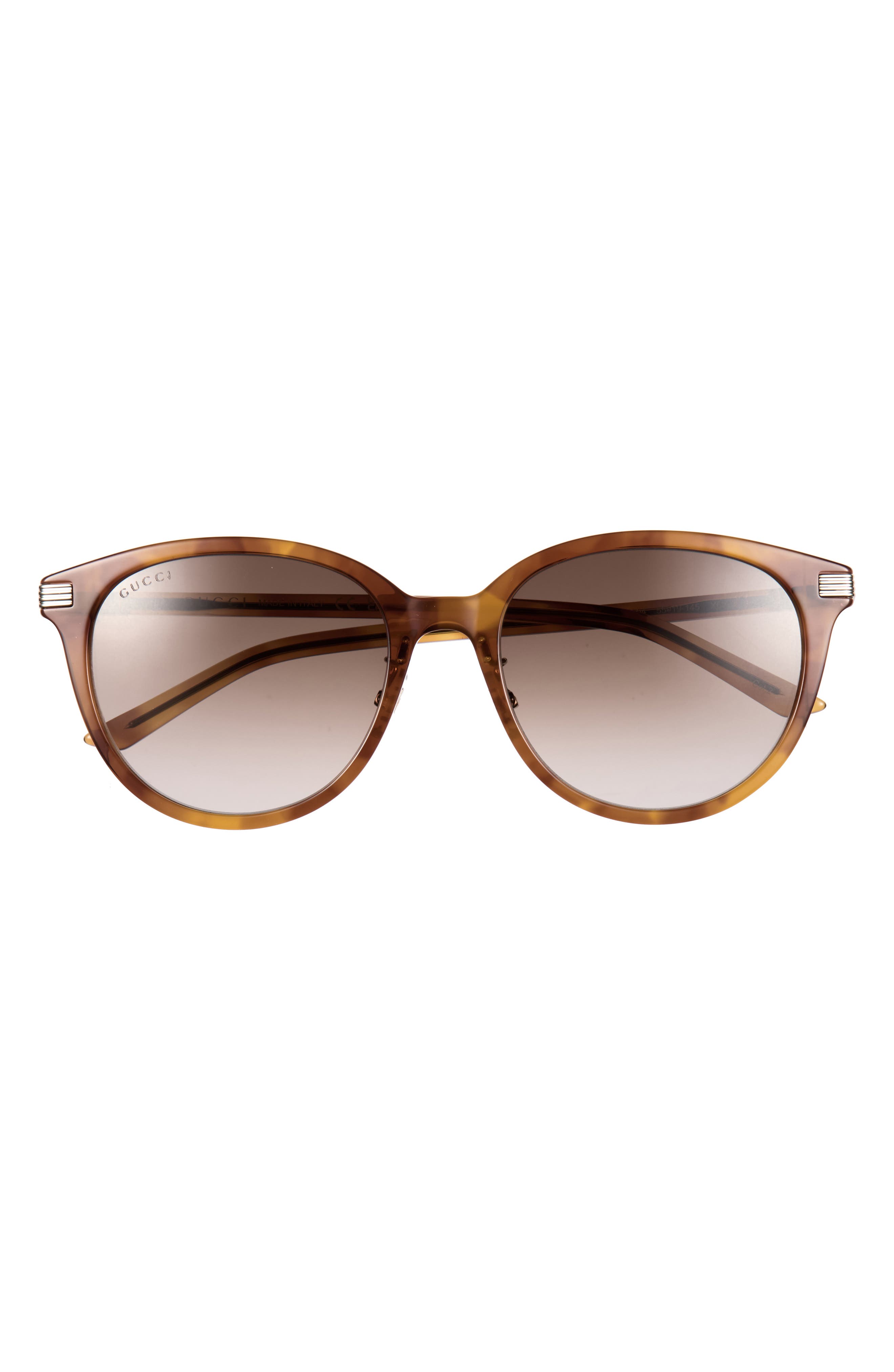 55mm Gradient Polarized Round Sunglasses