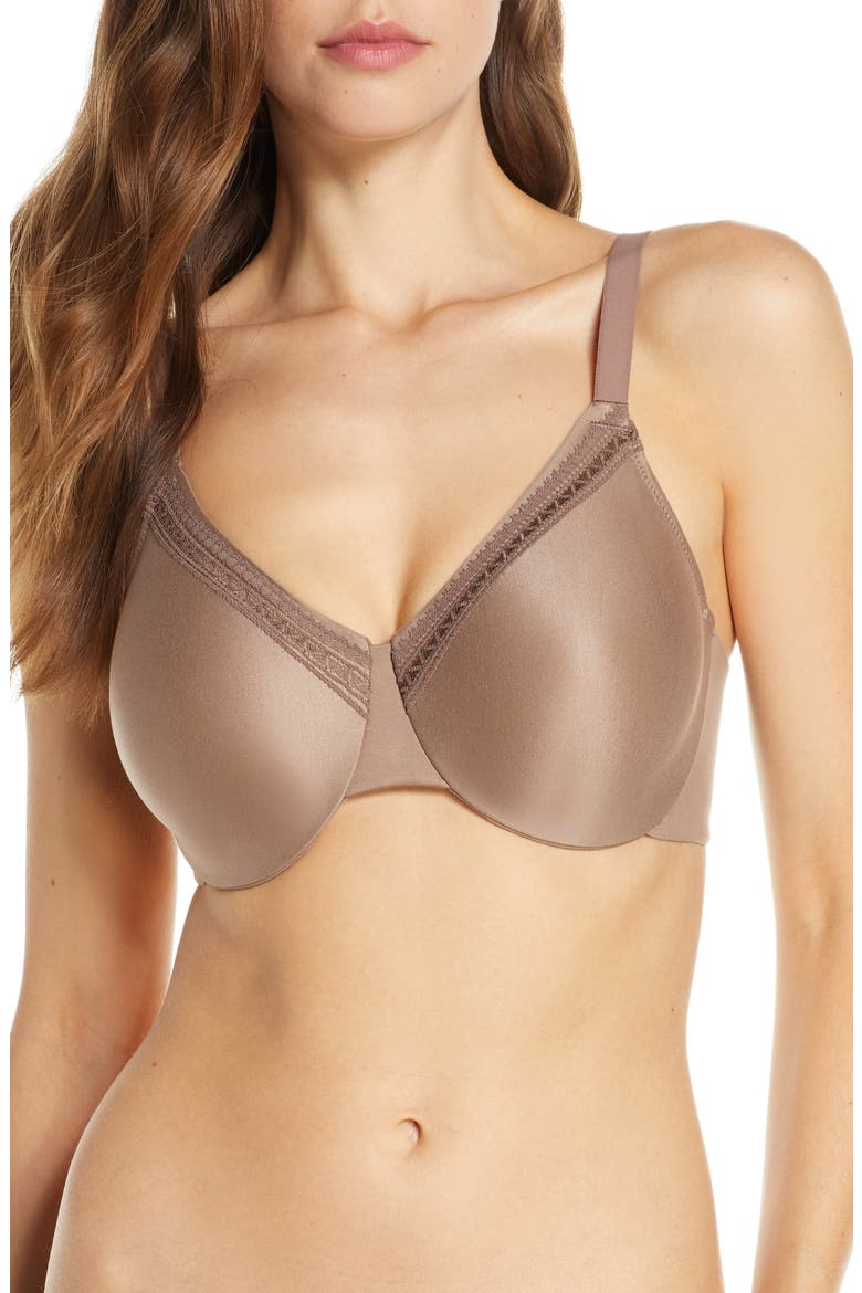 Perfect Primer Full Coverage Underwire Bra, Main, color, DEEP TAUPE