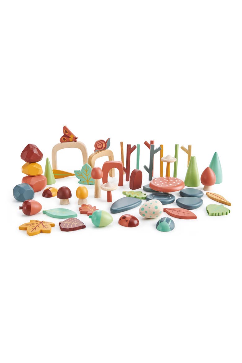 My Forest Floor Wooden Playset, Alternate, color, MULTI