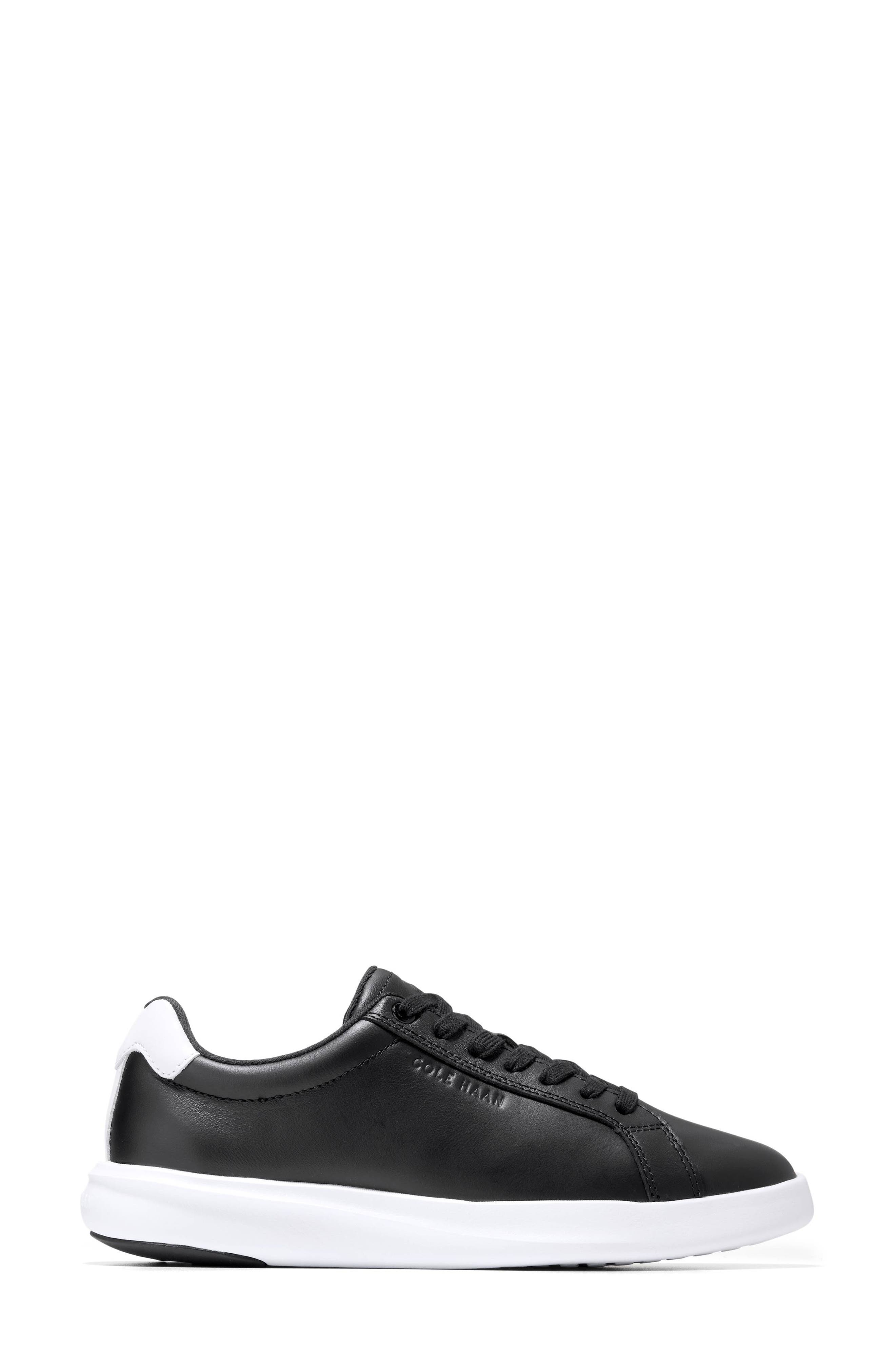 Cole Haan Grand Crosscourt Tennis Shoe, Alternate, color, Black/ White Leather