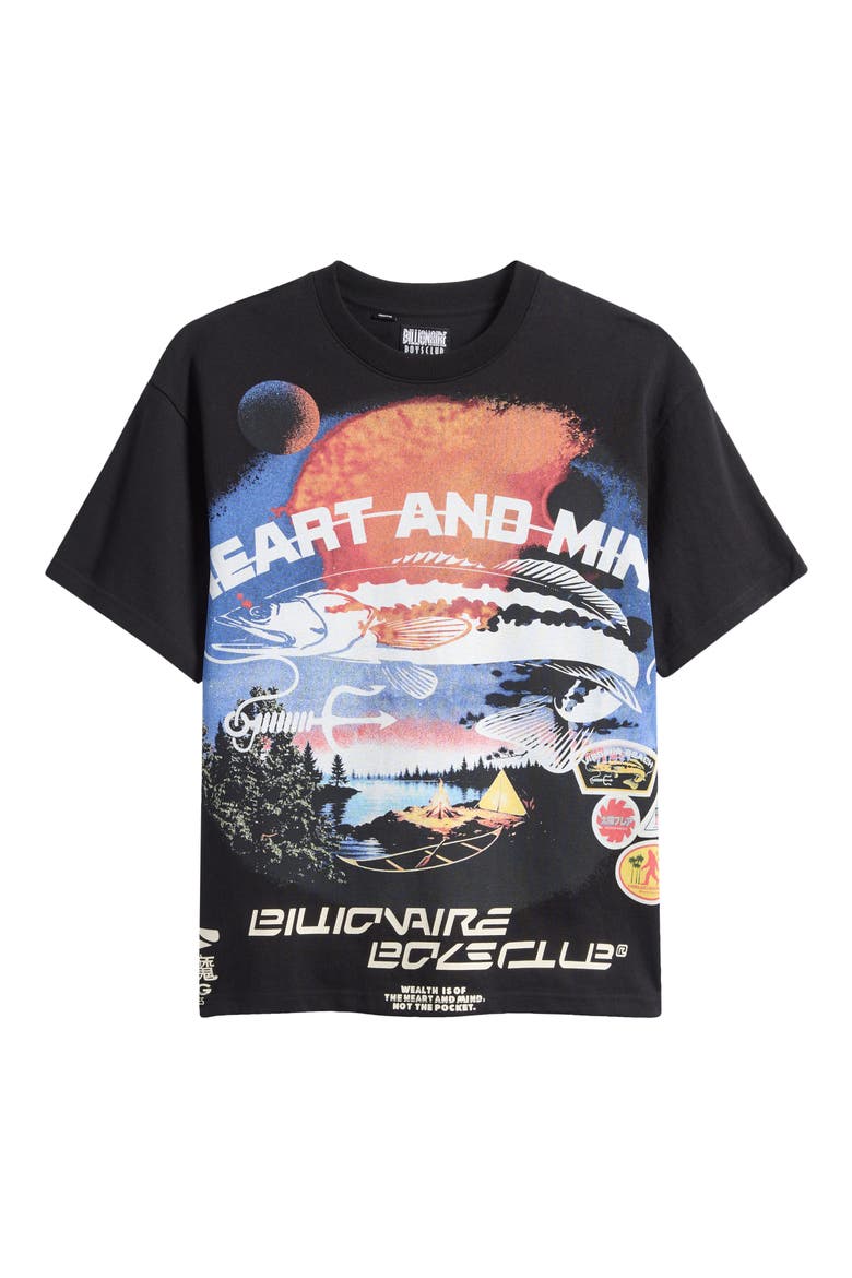 Hook Cotton Graphic T-Shirt, Alternate, color, BLACK