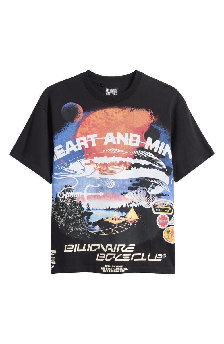Billionaire Boys Club Hook Cotton Graphic T-Shirt, Main, color, Black