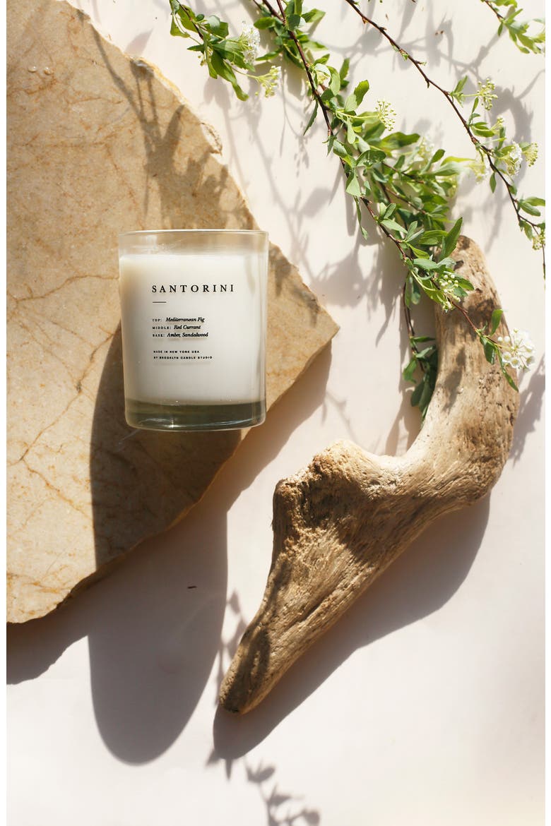 Santorini Classic 2-Wick Candle, Alternate, color, SANTORINI