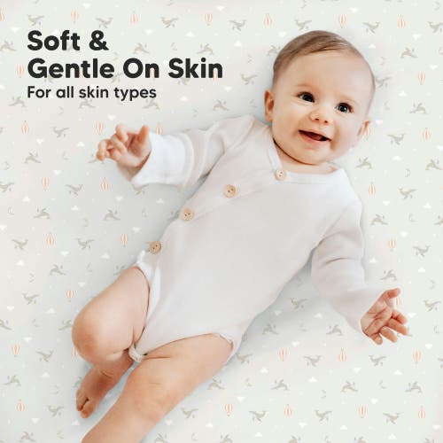 Keababies Soothe Fitted Mini Crib Sheet In Marine Muse