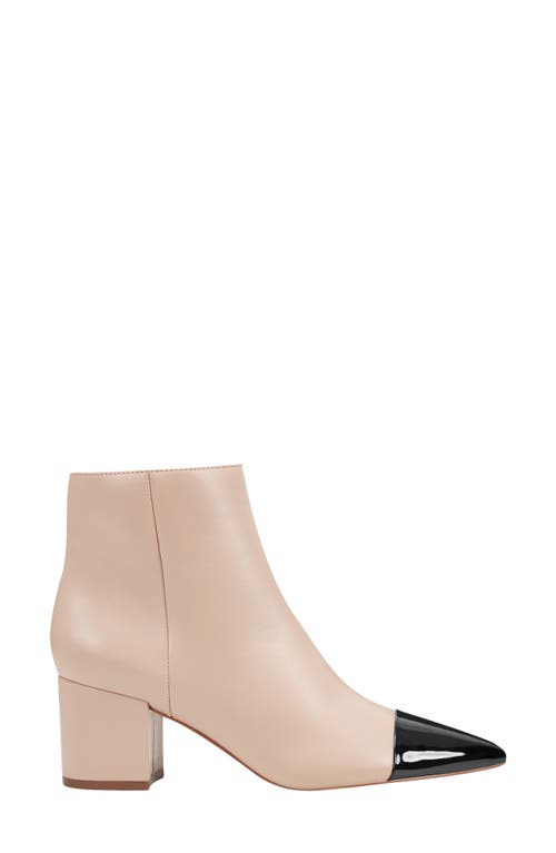Marc Fisher Block Heel Bootie In Brown