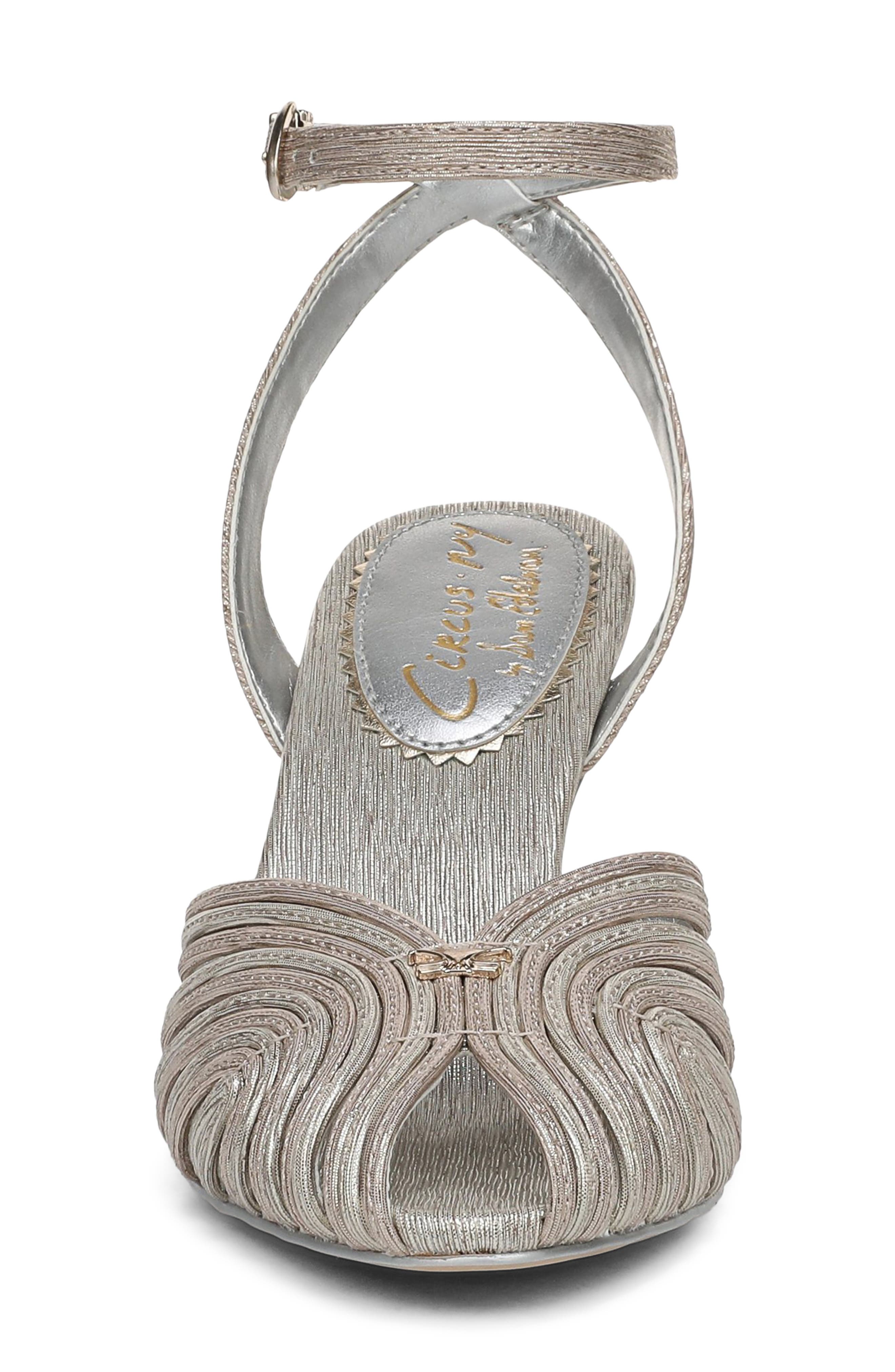 Circus NY by Sam Edelman Giana Ankle Strap Pump, Alternate, color, Champagne Silver Multi