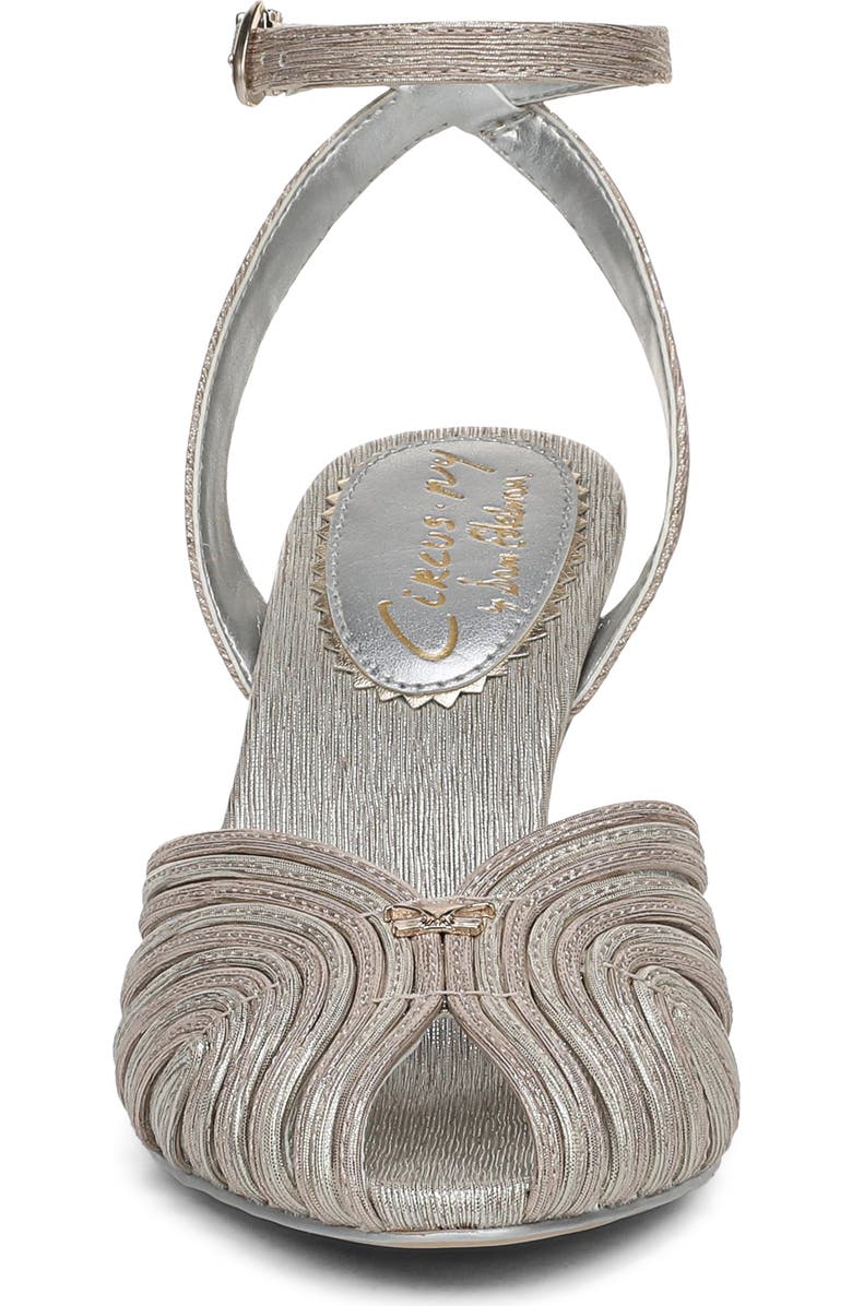 Circus NY by Sam Edelman Giana Ankle Strap Pump, Alternate, color, Champagne Silver Multi