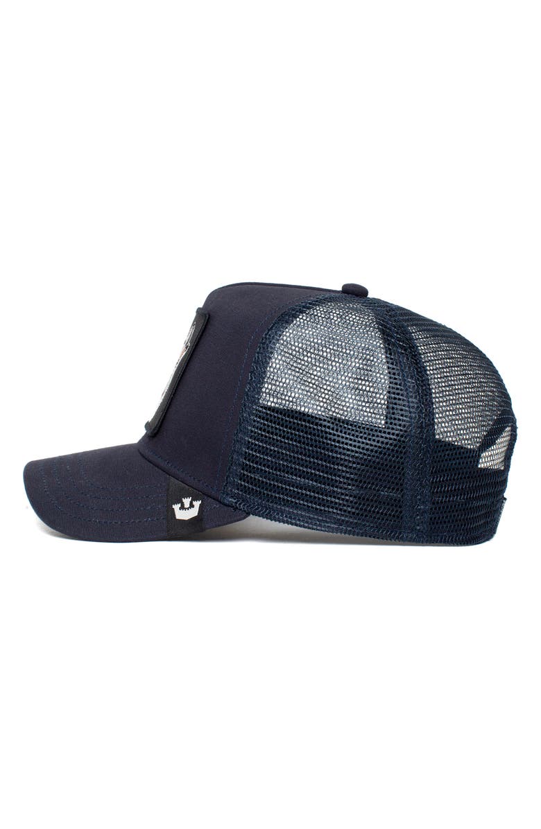 Goorin Bros. The Lone Wolf Trucker Hat, Alternate, color, Navy