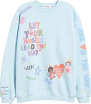 THE MAYFAIR GROUP Angels All Around Crewneck Sweatshirt