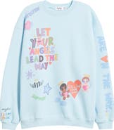 THE MAYFAIR GROUP Angels All Around Crewneck Sweatshirt